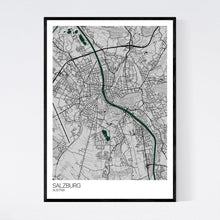 Load image into Gallery viewer, Salzburg City Map Print