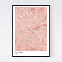 Load image into Gallery viewer, Salzburg City Map Print