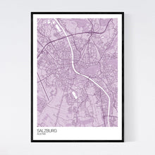 Load image into Gallery viewer, Salzburg City Map Print