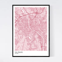 Load image into Gallery viewer, Salzburg City Map Print