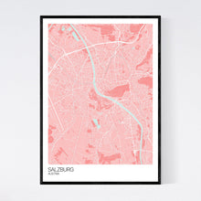 Load image into Gallery viewer, Salzburg City Map Print