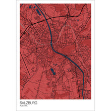 Load image into Gallery viewer, Map of Salzburg, Austria