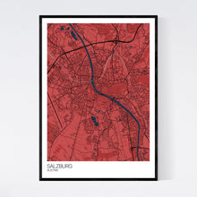 Load image into Gallery viewer, Map of Salzburg, Austria