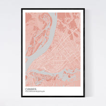 Load image into Gallery viewer, Samara City Map Print