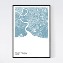 Load image into Gallery viewer, Samut Prakan Region Map Print