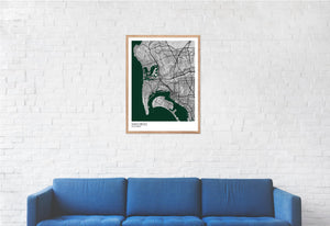 Map of San Diego, California