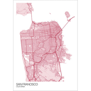 Map of San Francisco, California