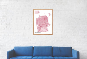 Map of San Francisco, California