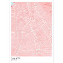 Load image into Gallery viewer, Map of San Jose, California