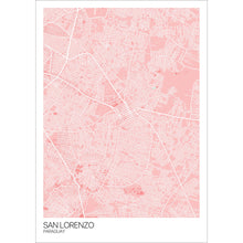 Load image into Gallery viewer, Map of San Lorenzo, Paraguay