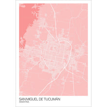 Load image into Gallery viewer, Map of San Miguel de Tucumán, Argentina