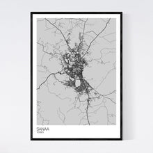 Load image into Gallery viewer, Sanaa City Map Print