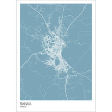 Load image into Gallery viewer, Map of Sanaa, Yemen