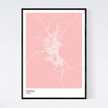 Load image into Gallery viewer, Sanaa City Map Print