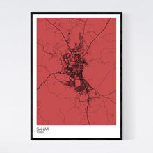 Load image into Gallery viewer, Sanaa City Map Print