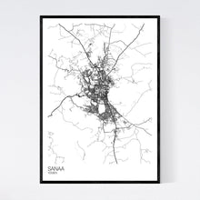 Load image into Gallery viewer, Sanaa City Map Print