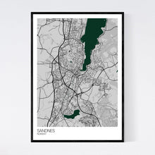 Load image into Gallery viewer, Sandnes City Map Print