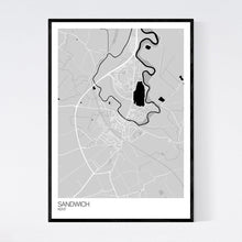 Load image into Gallery viewer, Sandwich Town Map Print
