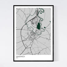 Load image into Gallery viewer, Sandwich Town Map Print