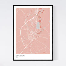 Load image into Gallery viewer, Sandwich Town Map Print