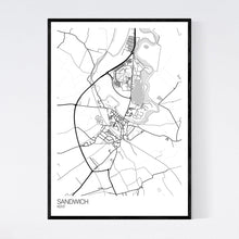 Load image into Gallery viewer, Sandwich Town Map Print