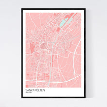 Load image into Gallery viewer, Sankt Pölten City Map Print
