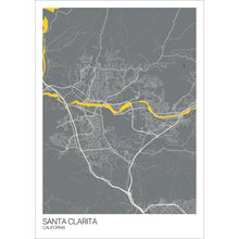 Load image into Gallery viewer, Map of Santa Clarita, California