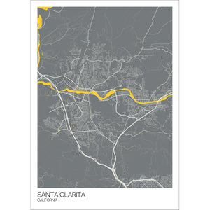 Map of Santa Clarita, California