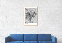 Load image into Gallery viewer, Map of Santa Rosa, California