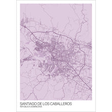 Load image into Gallery viewer, Map of Santiago De Los Caballeros, República Dominicana