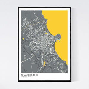 Scarborough City Map Print