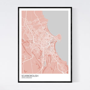 Scarborough City Map Print