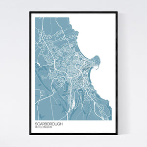 Scarborough City Map Print