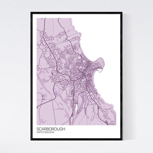 Scarborough City Map Print