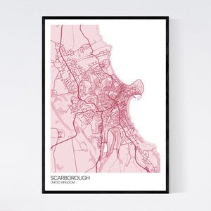 Scarborough City Map Print