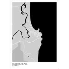 Load image into Gallery viewer, Map of Scotts Head, Australia