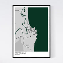 Load image into Gallery viewer, Scotts Head Town Map Print