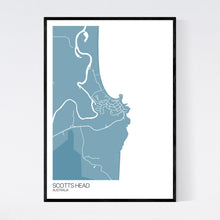 Load image into Gallery viewer, Scotts Head Town Map Print