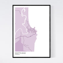 Load image into Gallery viewer, Scotts Head Town Map Print