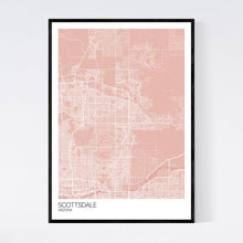 Load image into Gallery viewer, Scottsdale City Map Print