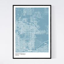 Load image into Gallery viewer, Scottsdale City Map Print