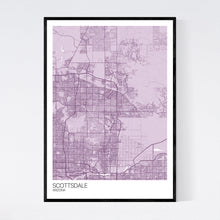 Load image into Gallery viewer, Scottsdale City Map Print
