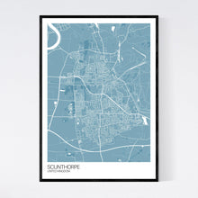 Load image into Gallery viewer, Scunthorpe City Map Print
