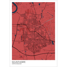 Load image into Gallery viewer, Map of Scunthorpe, United Kingdom