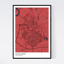 Load image into Gallery viewer, Map of Scunthorpe, United Kingdom