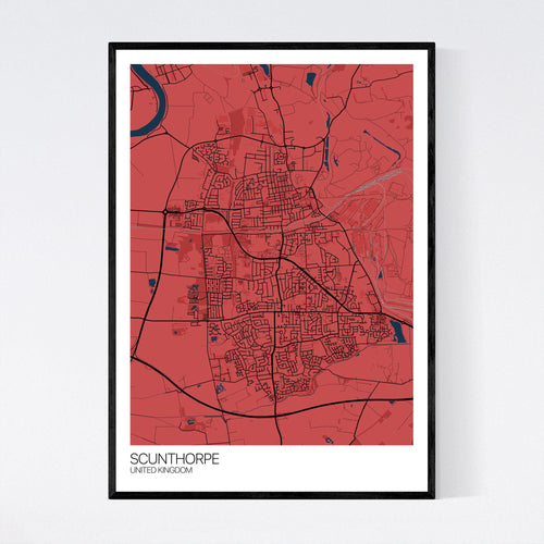 Map of Scunthorpe, United Kingdom