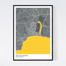 Load image into Gallery viewer, Seaton Down Town Map Print