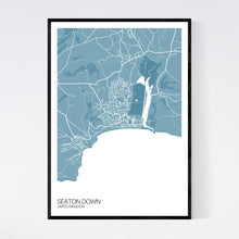 Load image into Gallery viewer, Seaton Down Town Map Print