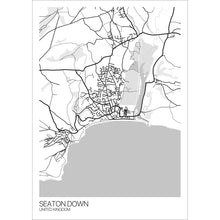 Load image into Gallery viewer, Map of Seaton Down, United Kingdom