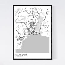 Load image into Gallery viewer, Map of Seaton Down, United Kingdom